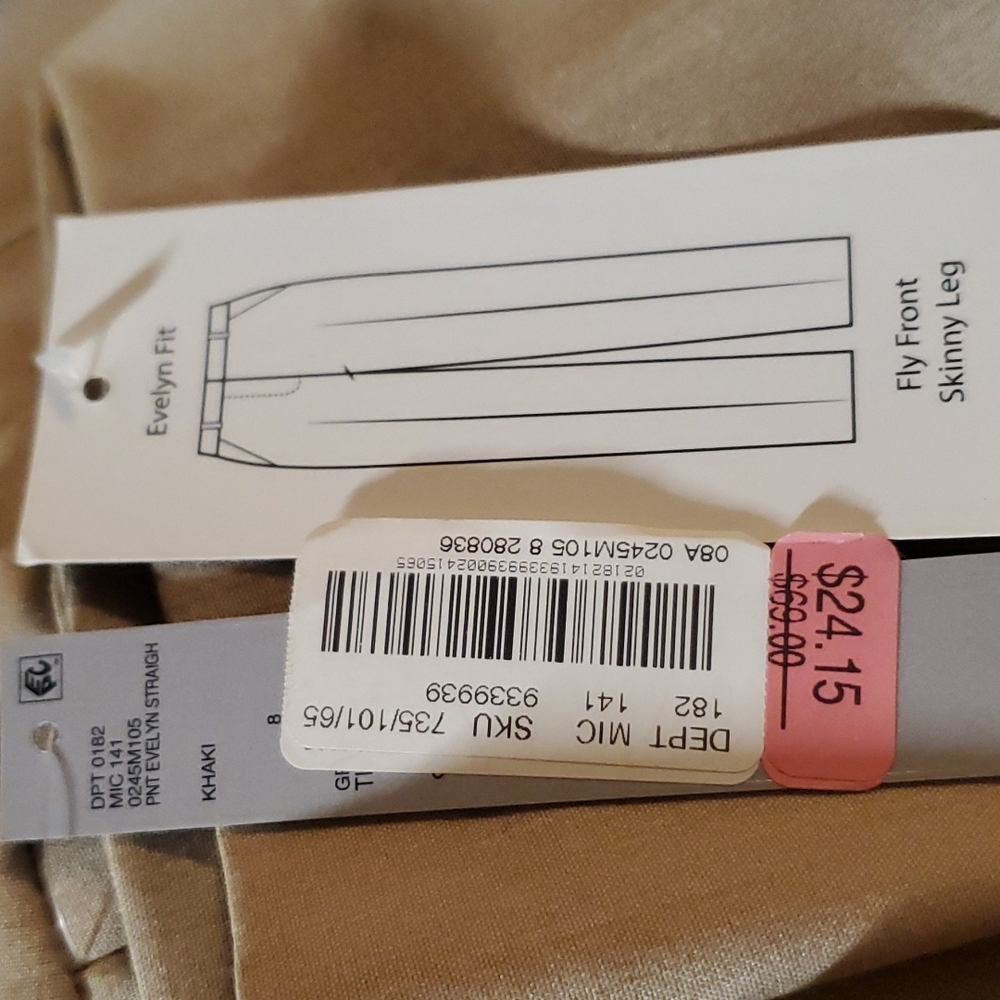 Evelyn Fit Fly Front Skinny Leg